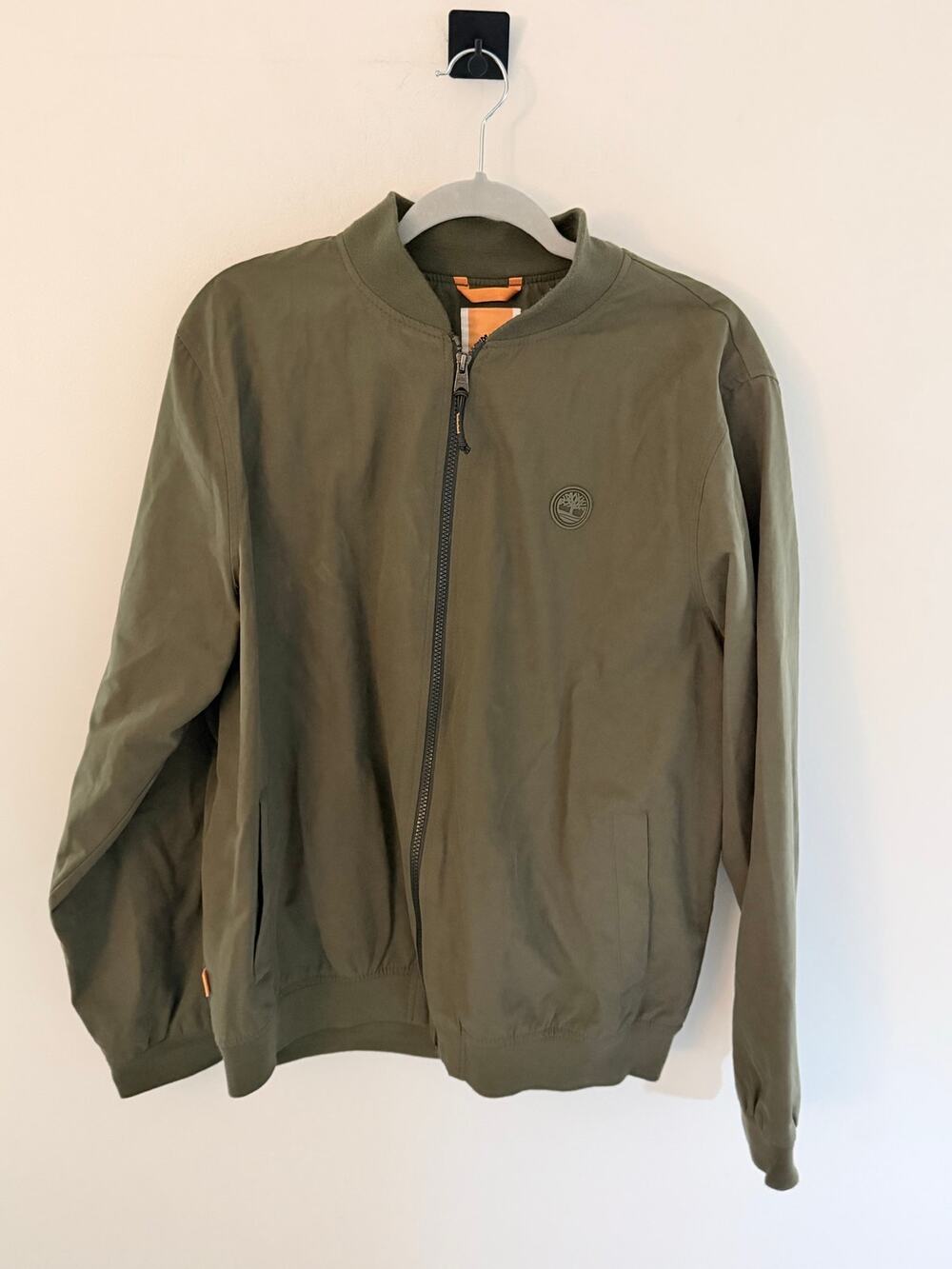 Timberland Men's DWR Olive Green Bomber Jacket-Size L